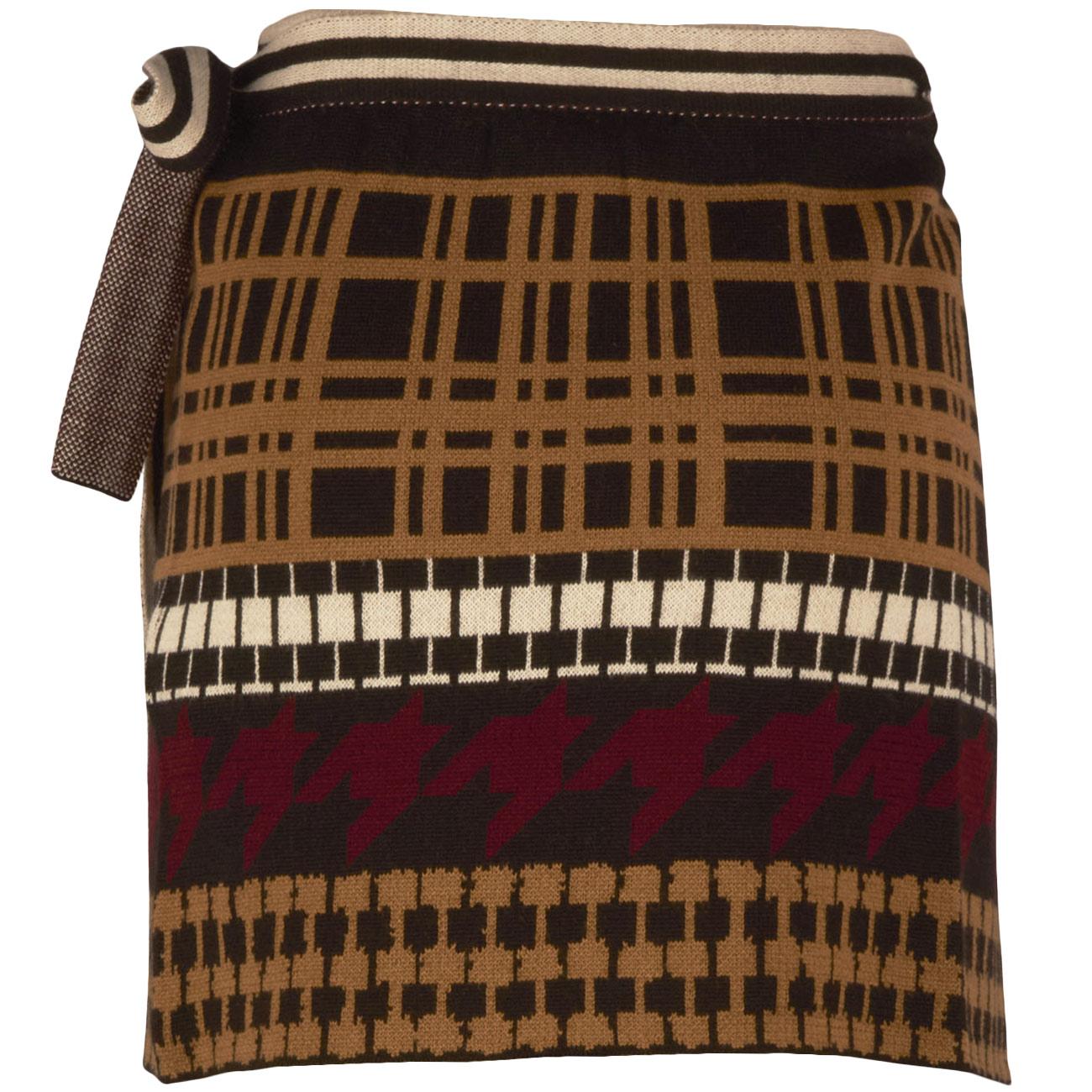 Mini Gonna Portafoglio Jacquard GOKD11021 BOURDEAUX AKEP 