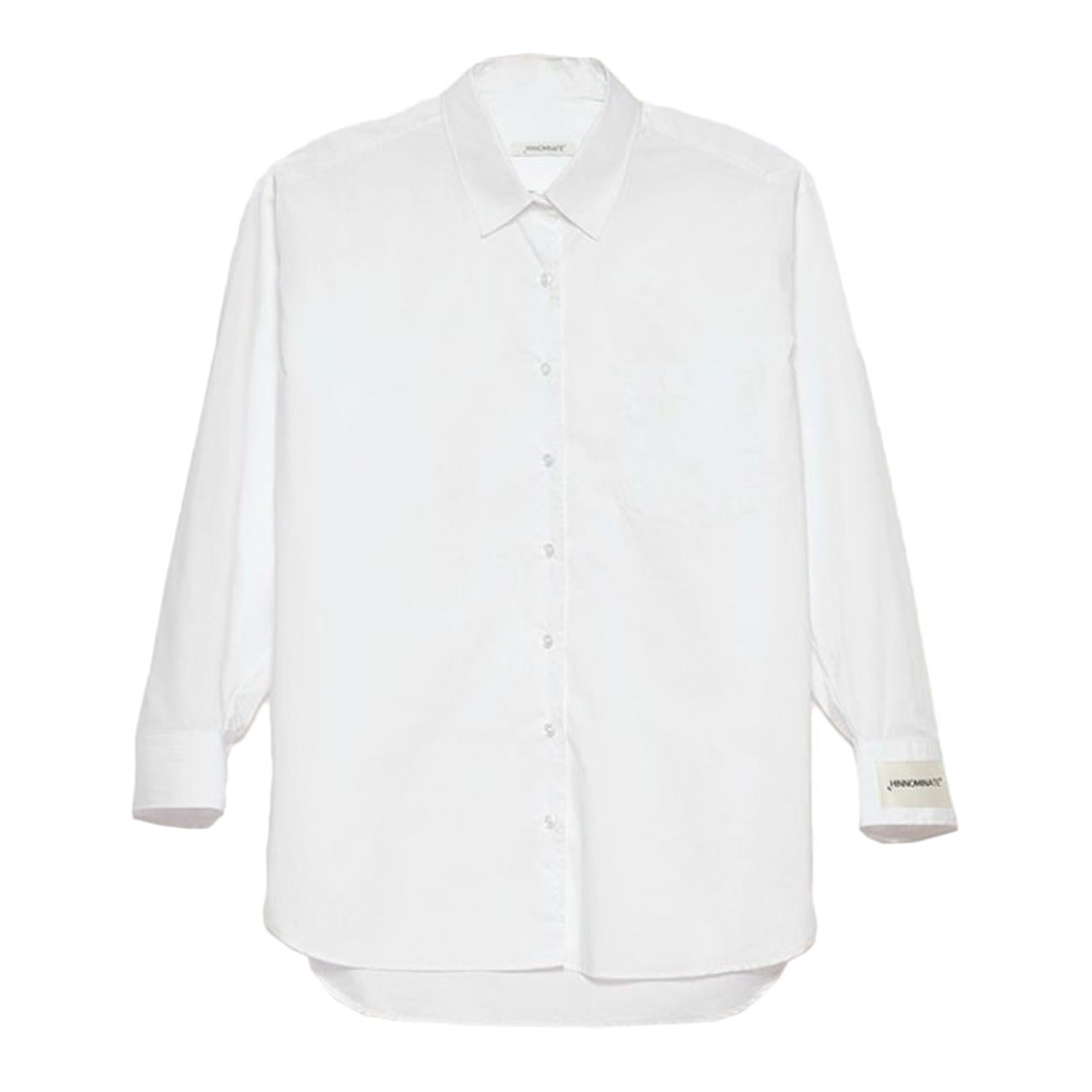 Camicia In Cotone Over Donna Bianco HNW780 BIANCO HINNOMINATE 