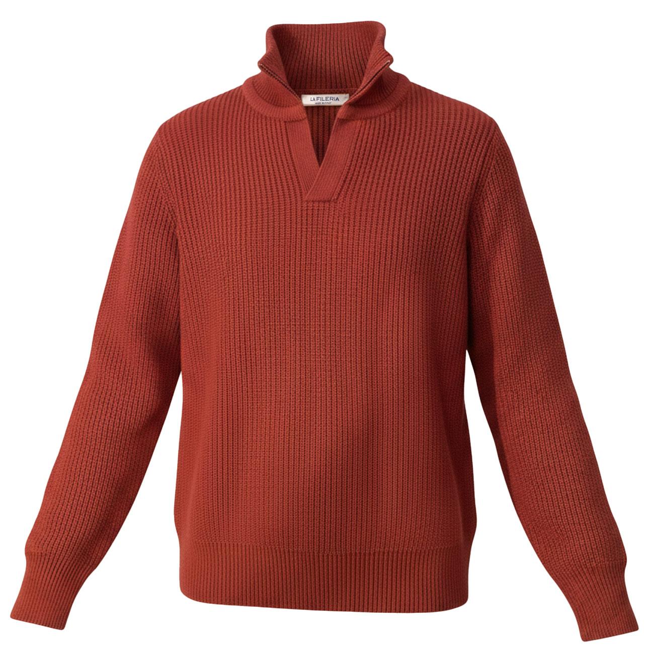 Pullover Tennuis 23163/25067 253 ROSSO LA FILERIA 