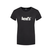 T-Shirt The Perfect Tee Seasonal Poster Logo Donna Caviar Blk LEVI/17369/1756 CAVIAR.BLK LEVIS 