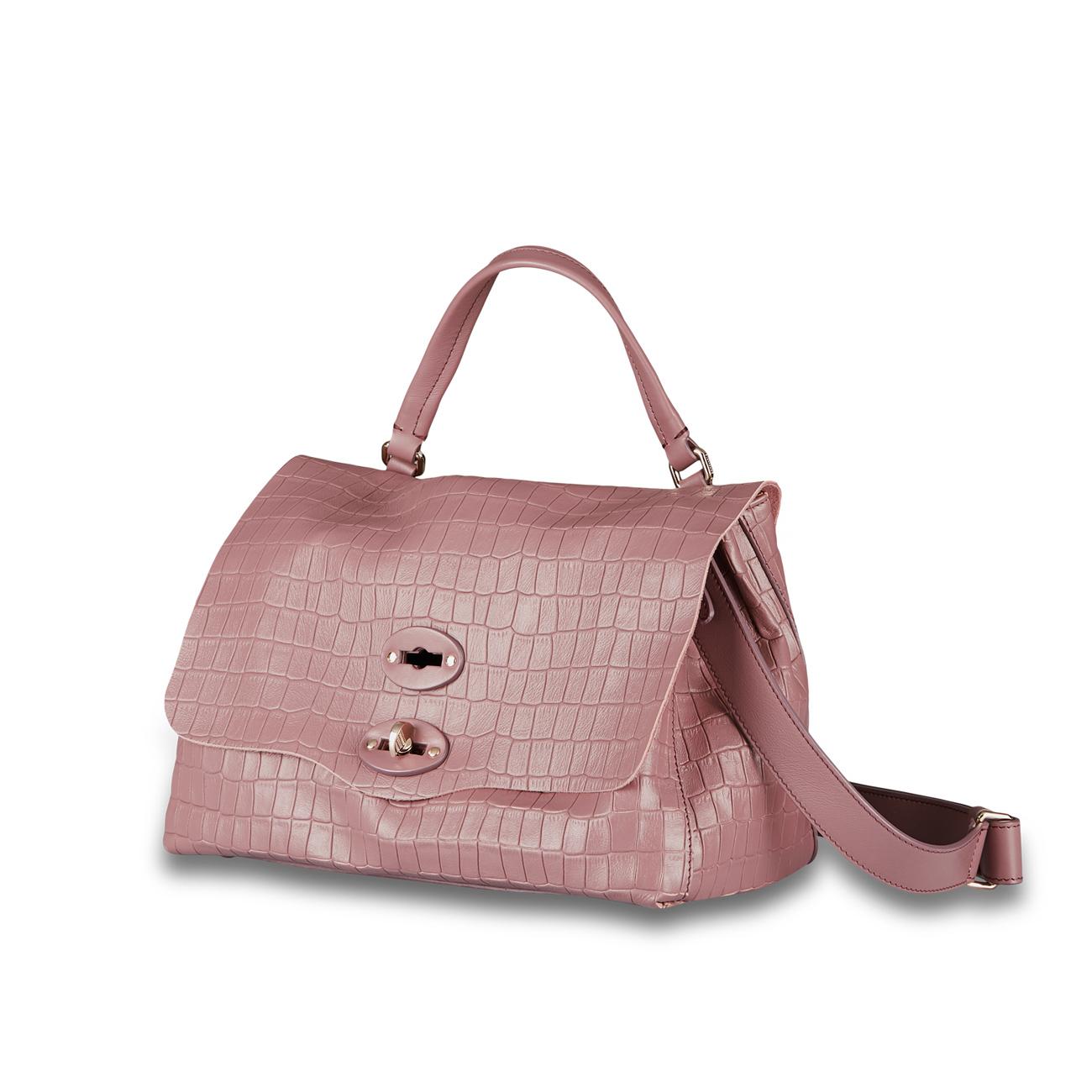Borsa Postina S Cayman Donna Brown Malva 068090 0740000 S Z0720 BROWN MALVA ZANELLATO 