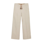 Pantalone Ottavo Donna Rich Beige OTTAVO 2419131011600 013 RICH BEIGE MAX MARA S 