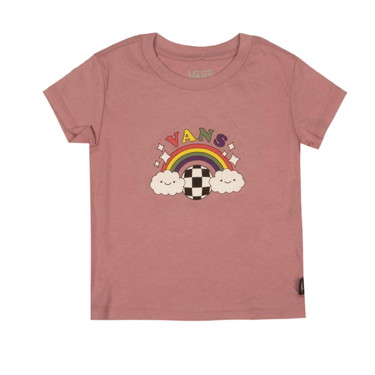 T-Shirt Happy Bow Bimba Turtledove VN0A7RV4 BD51 BLACK/TURTLEDOVE VANS 