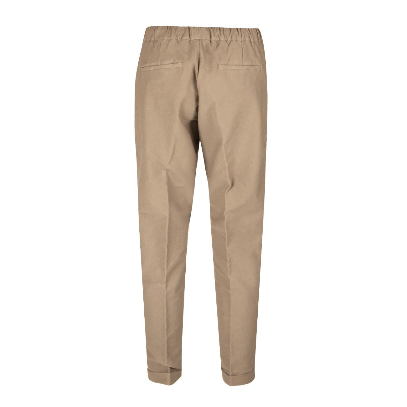 Joggers D. Chino Elast. Vita C/Coulisse Slim Garb. Stretch Teleria Zed MONROE-T6E 700 TORTORA TELERIA ZED 