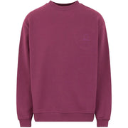 Felpa Con Logo Ricamato HD02A GRAPE WINE HEAVEN DOOR 