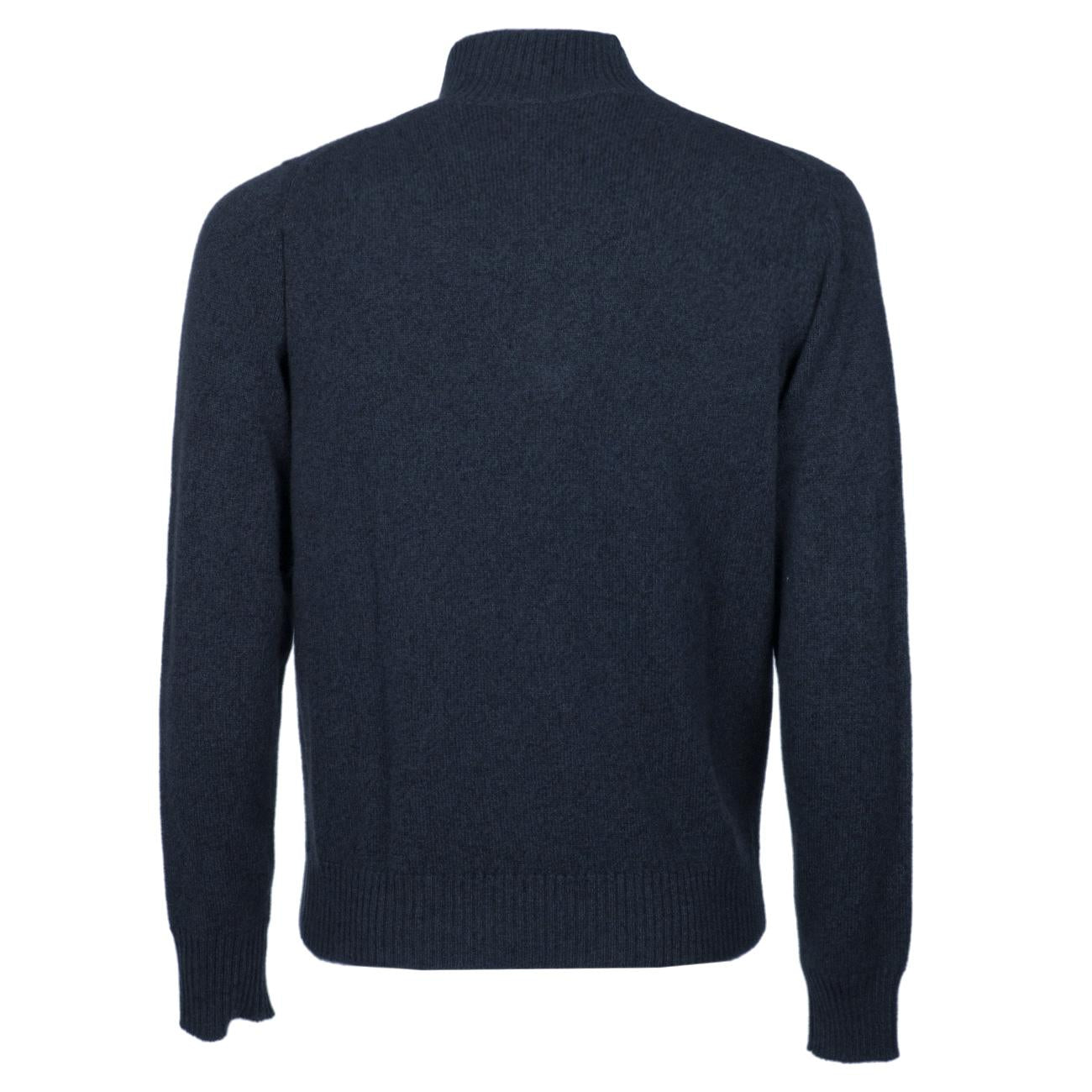 Maglia In Lana E Cashmere Uomo Blu 99 50652 BLU MAGAZZINO RICAMBI 