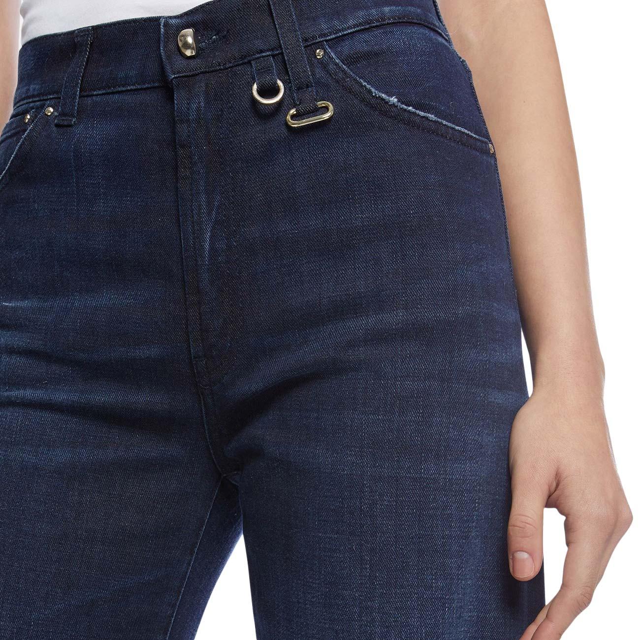 Pantalone Amber DP619P DS0265D GD6 800 BLU DONDUP 