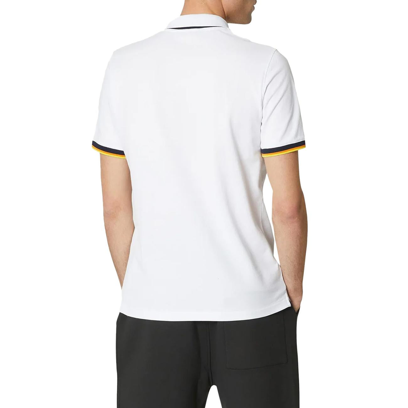 Polo Vincent Uomo White K7121IW 001 WHITE K-WAY 